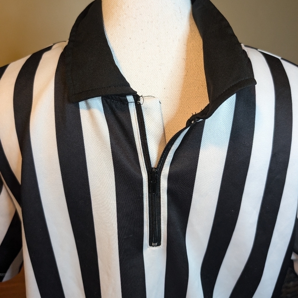 Referee costume Beetlejuice shirt by SPIRIT Size M - Picture 3 of 11